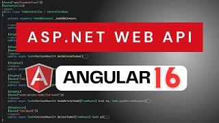 Todo Project using Angular 16 with ASP NET Web API