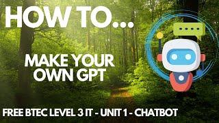 DIY AI - Create Your Own GPT with No Code | Easy AI Tutorial