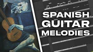HOW TO MAKE SPANISH GUITAR MELODIES | FL STUDIO BEGINNER GUITAR TUTORIAL