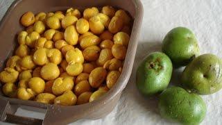 CARYOCAR BRASILIENSE, PIQUI, PEQUI, FRUITS FROM BRAZILIAN CERRADO REGIONS, FRUITS OF PECULIAR TASTE.