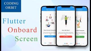 Flutter Onboarding UI Screen