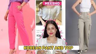 Korean pant and top  || meesho Korean pant || anutechnology