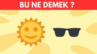 Emojileri Kullanarak Kelimeyi Tahmin Et! Emoji Bulmaca | BU NE DEMEK? | Emoji Testi