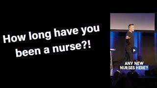 How long have you been a nurse?!? From Nurse Blake's Comedy Show.