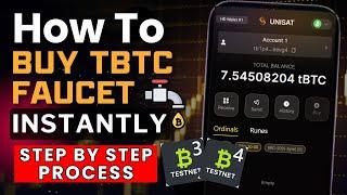 How to Get tBTC Bitcoin Testnet Faucet Instantly | Claim Unlimited tBTC Faucet