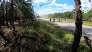 Moment Ukrainian Special Forces Destroy Car With Russian Troops During Close Combat Gun Battle