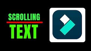 How to Add Scrolling Text in Filmora 13