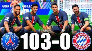 FC 25 | RONALDO, MESSI, MBAPPE, NEYMAR, ALL STARS | PSG 103-0 BAYERN MUNICH | UCL FINAL | 4K #fc25