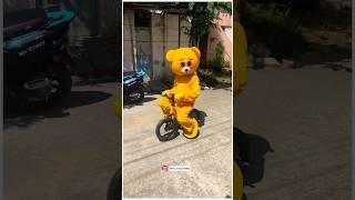 Mini cycle  Ride …….#funnyteddyshorts #comedy #mrcrazy