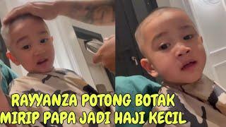 DETIK² RAYYANZA POTONG BOTAK !! LILY PAPA RAFFI NGAKAK JADI HAJI KECIL