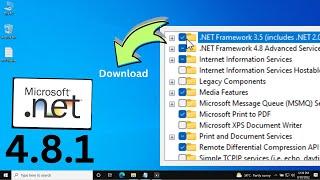 How to Update Microsoft .Net Framework to The Latest Version (4.8.1)