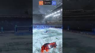 This #goal was #insane  was this calculated? #rocketleague #shorts #clips #elite #hockey #trick