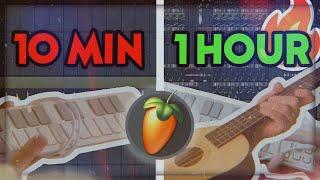 Making a HIT SONG in 10 Minutes vs 1 Hour Challenge (FL Studio 21)