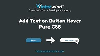 Insert Text to a Button on Hover with CSS