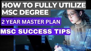 2 - Year Master Plan  | Maximum Utilization of Your MSc | MSc Statistics | MSc Data Scie