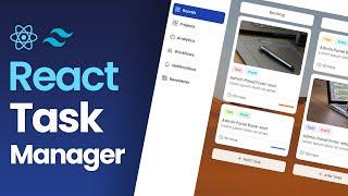 React Kanban Board | React and Tailwind Css Task Management App