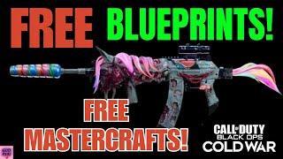 FREE STORE BLUEPRINTS THAT ANYONE CAN GET! (FREE MASTERCRAFT WEAPONS!) *2023* BLACK OPS COLD WAR