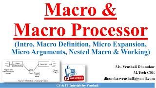 SP 4:  Macro & Macro Processor | Macro Definition | Macro Expansion | Nested Macro