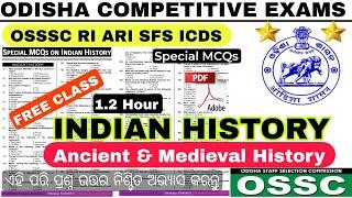 INDIAN HISTORY Special MCQs For Odisha Exam|Ancient & Medieval History|OSSSC OSSC OPSC POLICE