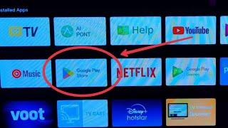 THE PLAY STORE DOES NOT APPEAR ON MY SMART TV. IS THERE A SOLUTION?