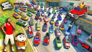 Franklin Collecting Mini Indian Toy Cars in GTA 5 | SHINCHAN and Chop