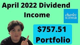 My April 2022 Dividend Income Portfolio Report