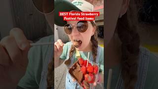 The BEST FOOD items at the 2025 Florida Strawberry Festival 