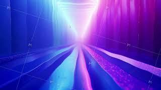 abstract motion digital cg background neon color lines pattern blue violet tunnel gradient loop