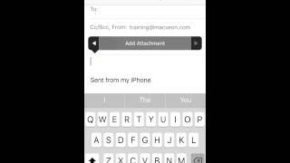 iOS 9: How to attach files to email messages