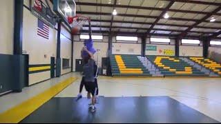 7-Foot-6 Tacko Fall Posterizes B/R Producer with Google Glass