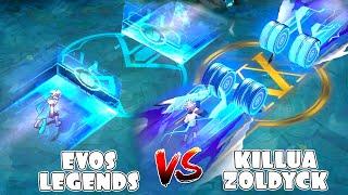 Harith Killua Zoldyck HxH VS EVOS Legends Skin Comparison