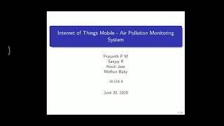 IoT based air pollution monitoring system