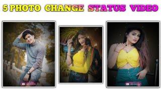 5 Photo Change Status Video Editing | Photo Changing Avee Player Template Download