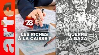 Joe Sacco / La France dans le rouge : faut-il faire payer les plus riches ? | 28 minutes | ARTE