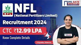 NFL (National Fertilizers Limited)Recruitment 2024 | CTC- 12.99| Complete Details | Priyanka Sharma