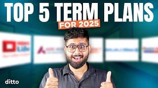 5 BEST Term Life Insurance Plans for 2025 | Top Health Insurance Policies | DETAILED Review | Ditto