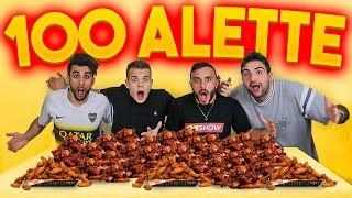  100 ALETTE di POLLO CHALLENGE! (10,000 Kcal) w/Tatino, Fius Gamer, Ohm