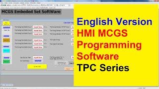 ENGLISH VERSION  HMI MCGS PROGRAMMING SOFTWARE