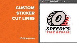 How to create a sticker cut line in Illustrator