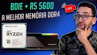 AO VIVO! A Melhor Memória para RYZEN! Ryzen 5600 vira MONSTRO?? BDIE + R5 5600