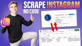 How to scrape Instagram followers (without code)