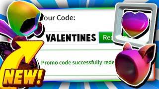 *FEBRUARY* ALL ROBLOX PROMO CODES ON ROBLOX 2020! Valentines New Roblox Promo Codes (NOT EXPIRED)
