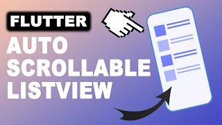 Flutter Tutorial | Flutter Auto Scrollable List, Auto Scroll Listview, Scroll Listview automatically