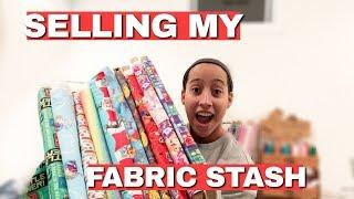 SELLING MY FABRICS! EMBROIDERING SHIRTS! EMBROIDERY VLOG! ETSY SELLER