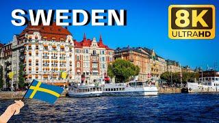 Beauty of Sweden: Explore Stunning Landscapes in 8K | Sweden Travel Vlog