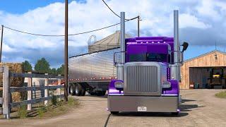 WEST COAST RUN  #peterbilt Bad ass Jake | 4k | American Truck Simulator | Realistic Driving