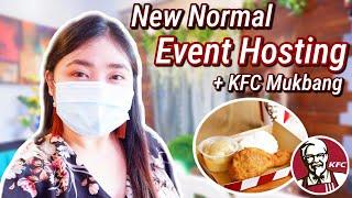 New Normal Event Hosting | First Outdoor Vlog | KFC Mukbang | Keem Enriquez