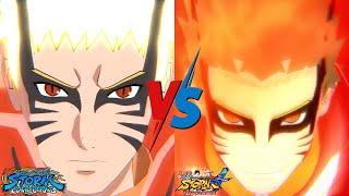 Naruto Baryon Mode Comparison - Naruto Ultimate Ninja Storm 4 MOD Vs Naruto Ninja Storm Connections