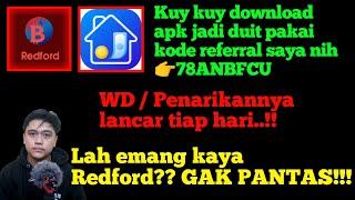 Jadi Duit ‼️ Redford Gak Bisa WD / Penarikan Tapi Apk Jadi Duit Bisa - Ini kode referral saya ya..!!