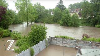 Heftige Überschwemmungen durch Unwetter im Saarland